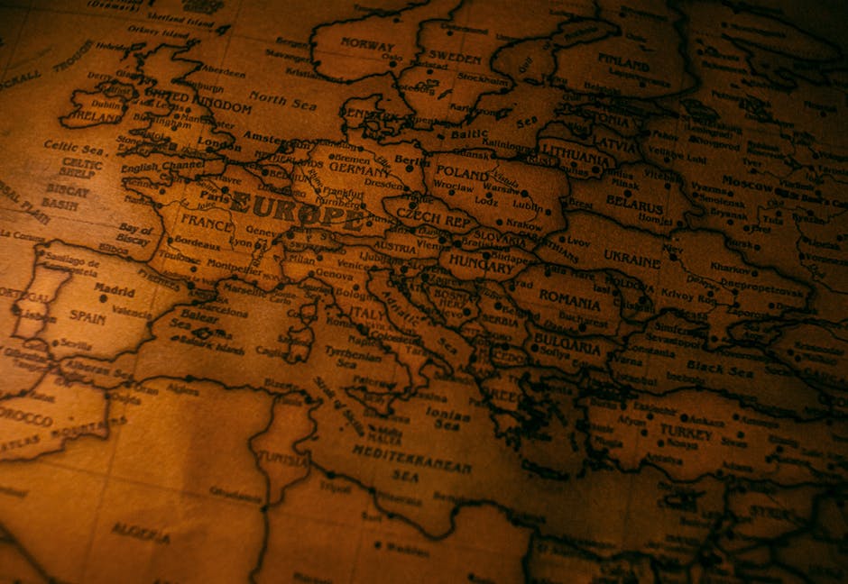Spa Business Licensing Requirements: A Country-by-Country European Guide detailed vintage style map of europe showcasing classic trav